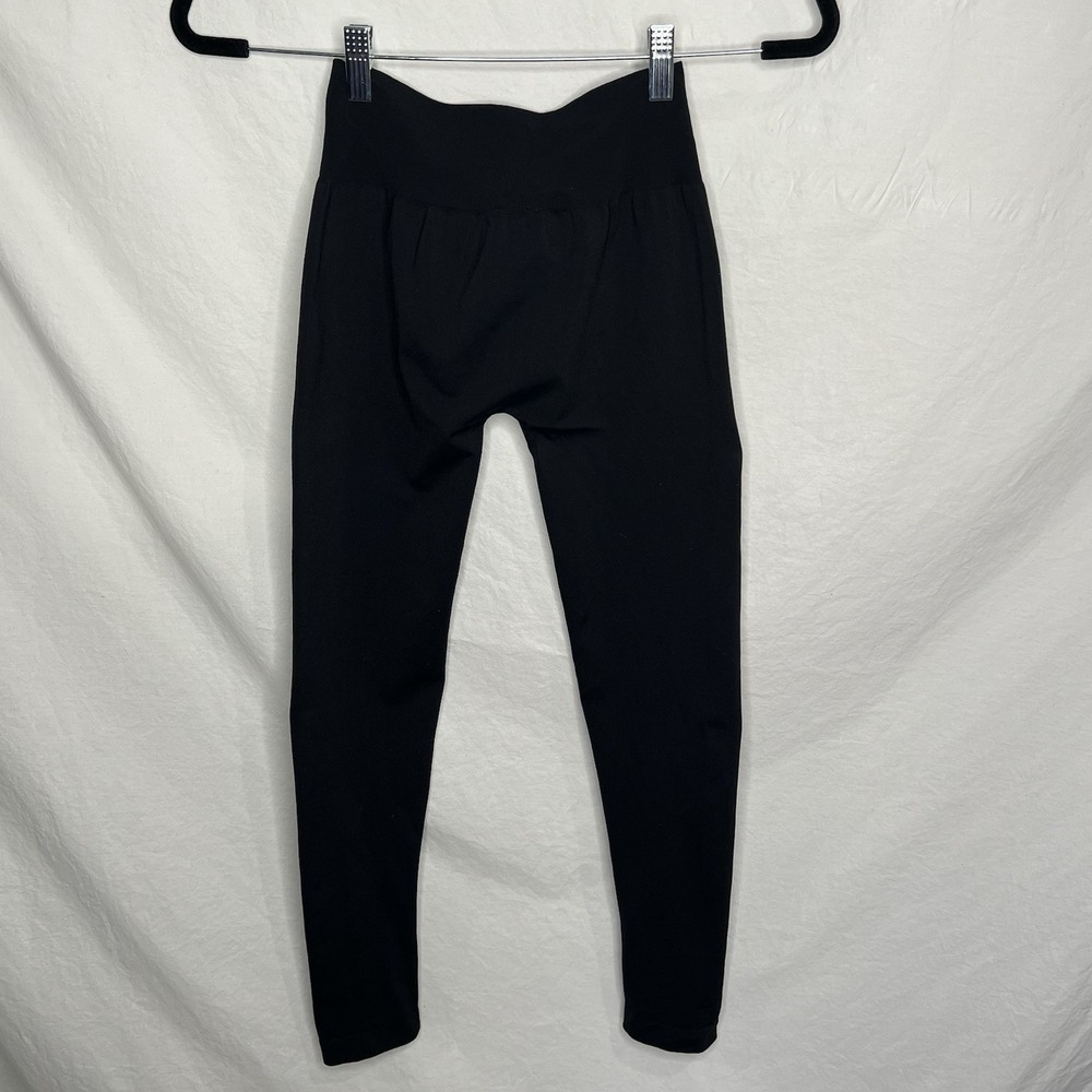 Wolford Performance Compression Leggings Black Stretch Size S EUC Workout Active - Picture 5 of 7